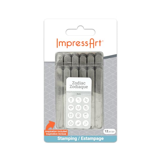 ImpressArt® 4mm Zodiac Metal Stamps Pack Michaels